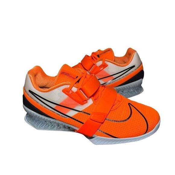 Nike Romaleos 4 Orange Mens Size 12.5 Weightlifting Training Shoes CD3463-801 main image 7